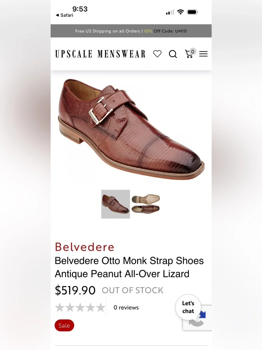 Belvedere classic monk